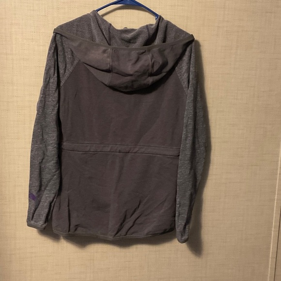 The North Face Gray and Purple Hoodie - Picture 2 of 5